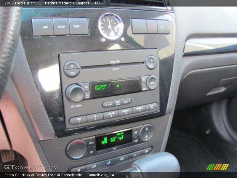 Redfire Metallic / Charcoal Black 2007 Ford Fusion SEL
