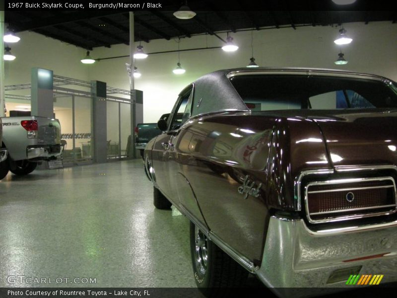Burgundy/Maroon / Black 1967 Buick Skylark Coupe