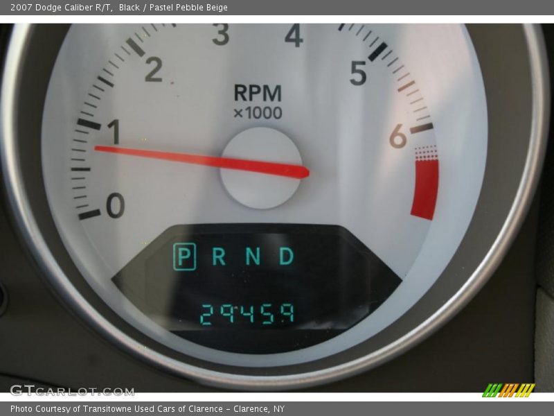 Black / Pastel Pebble Beige 2007 Dodge Caliber R/T