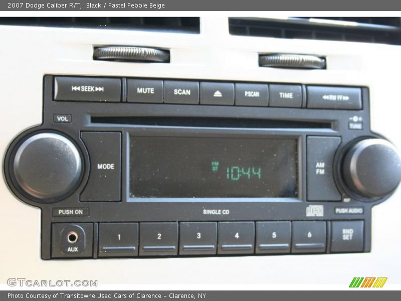 Black / Pastel Pebble Beige 2007 Dodge Caliber R/T