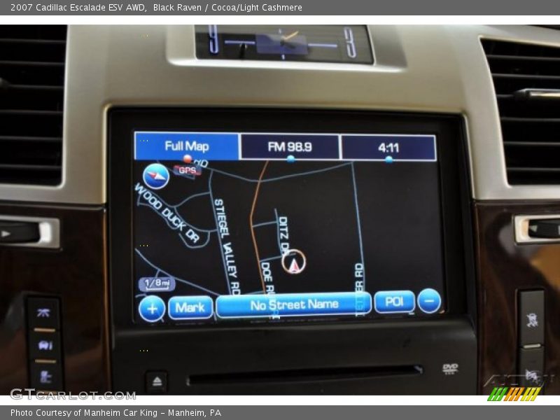 Black Raven / Cocoa/Light Cashmere 2007 Cadillac Escalade ESV AWD