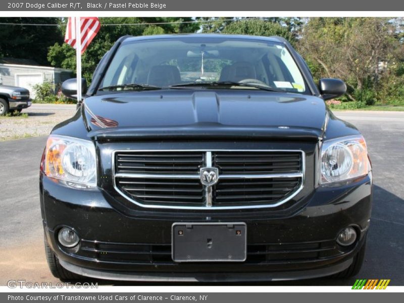 Black / Pastel Pebble Beige 2007 Dodge Caliber R/T