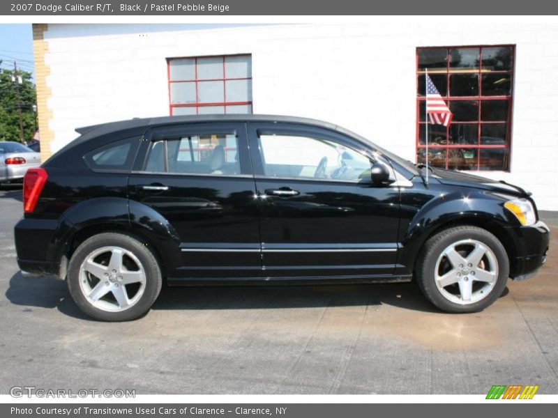 Black / Pastel Pebble Beige 2007 Dodge Caliber R/T