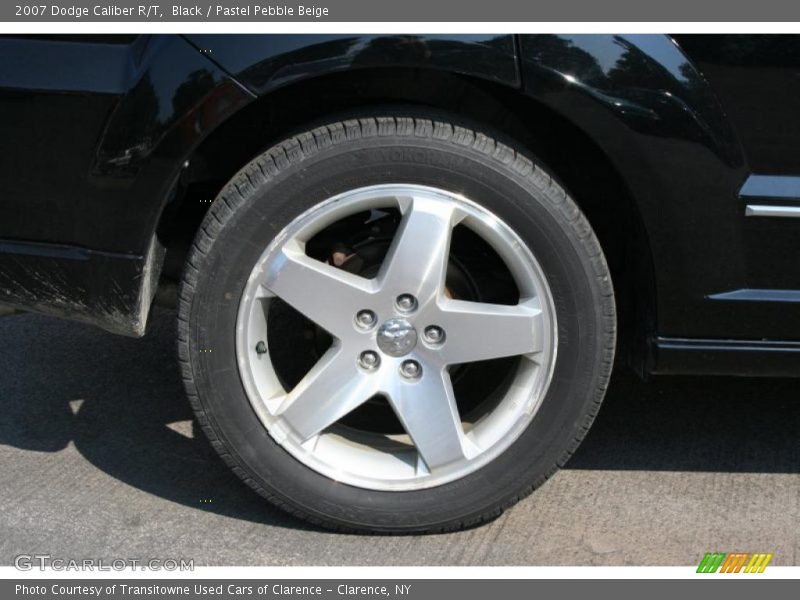 Black / Pastel Pebble Beige 2007 Dodge Caliber R/T