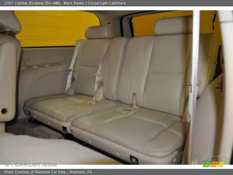 Black Raven / Cocoa/Light Cashmere 2007 Cadillac Escalade ESV AWD