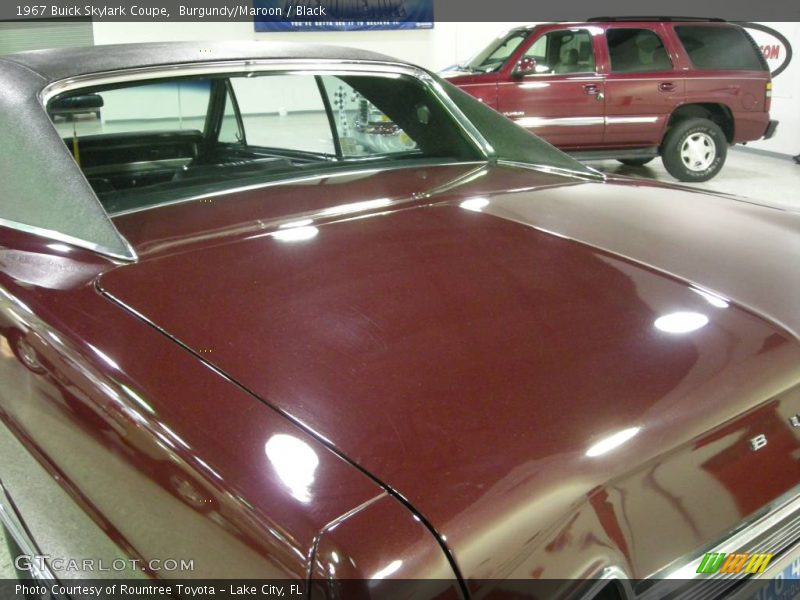Burgundy/Maroon / Black 1967 Buick Skylark Coupe