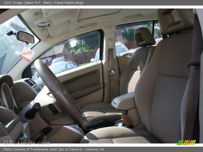 Black / Pastel Pebble Beige 2007 Dodge Caliber R/T