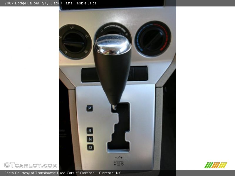 Black / Pastel Pebble Beige 2007 Dodge Caliber R/T