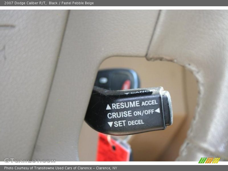 Black / Pastel Pebble Beige 2007 Dodge Caliber R/T