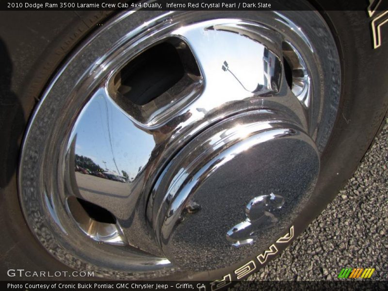 Inferno Red Crystal Pearl / Dark Slate 2010 Dodge Ram 3500 Laramie Crew Cab 4x4 Dually