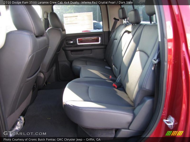 Inferno Red Crystal Pearl / Dark Slate 2010 Dodge Ram 3500 Laramie Crew Cab 4x4 Dually