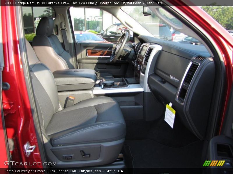 Inferno Red Crystal Pearl / Dark Slate 2010 Dodge Ram 3500 Laramie Crew Cab 4x4 Dually