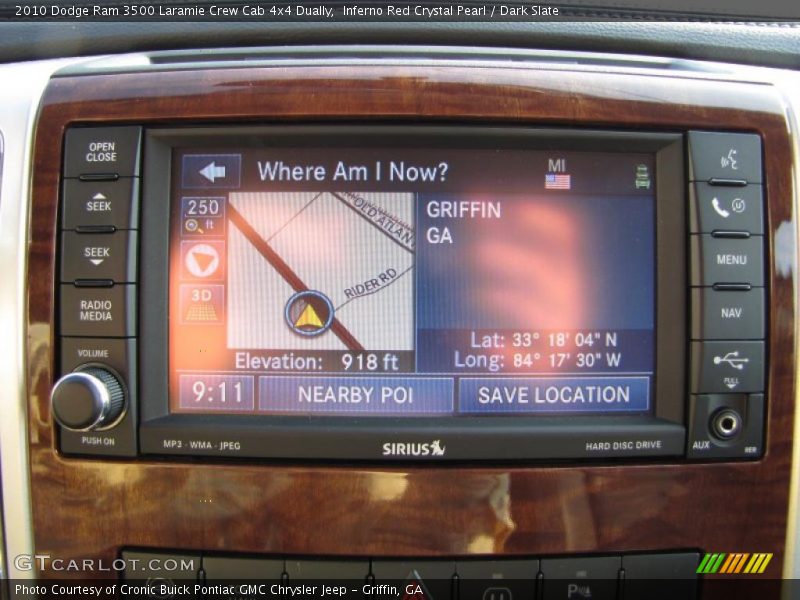 Inferno Red Crystal Pearl / Dark Slate 2010 Dodge Ram 3500 Laramie Crew Cab 4x4 Dually