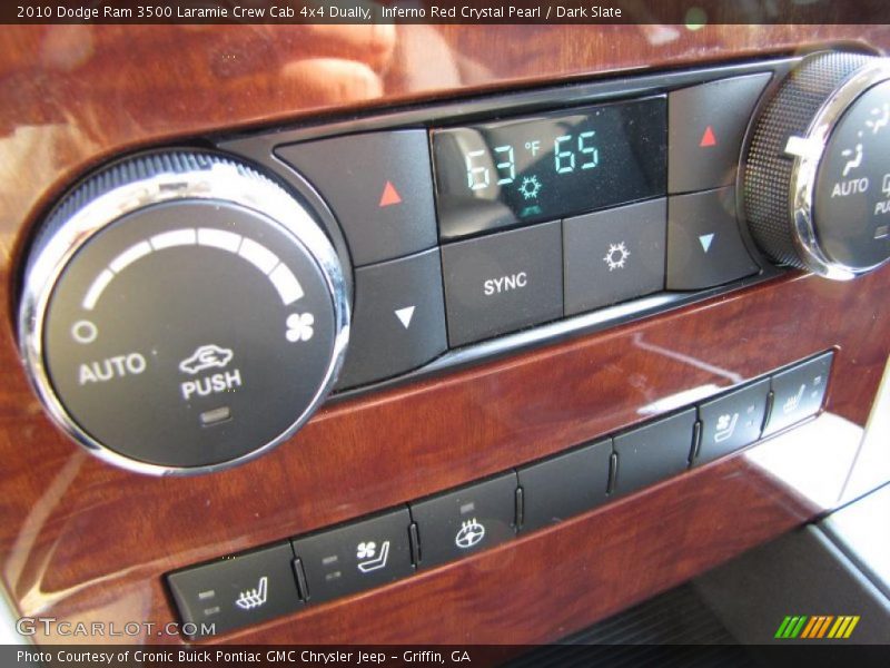 Inferno Red Crystal Pearl / Dark Slate 2010 Dodge Ram 3500 Laramie Crew Cab 4x4 Dually
