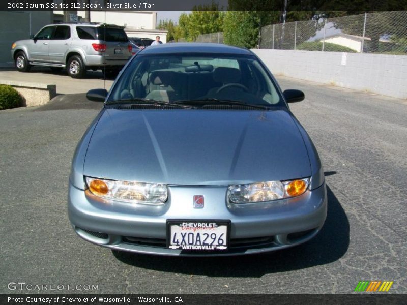 Silver Blue / Tan 2002 Saturn S Series SL2 Sedan