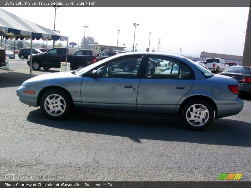 Silver Blue / Tan 2002 Saturn S Series SL2 Sedan