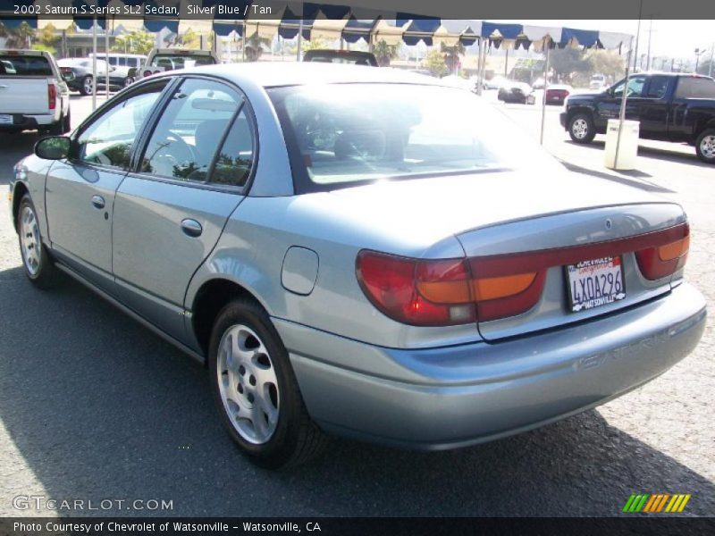 Silver Blue / Tan 2002 Saturn S Series SL2 Sedan