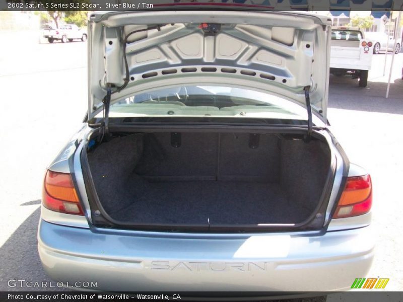 Silver Blue / Tan 2002 Saturn S Series SL2 Sedan