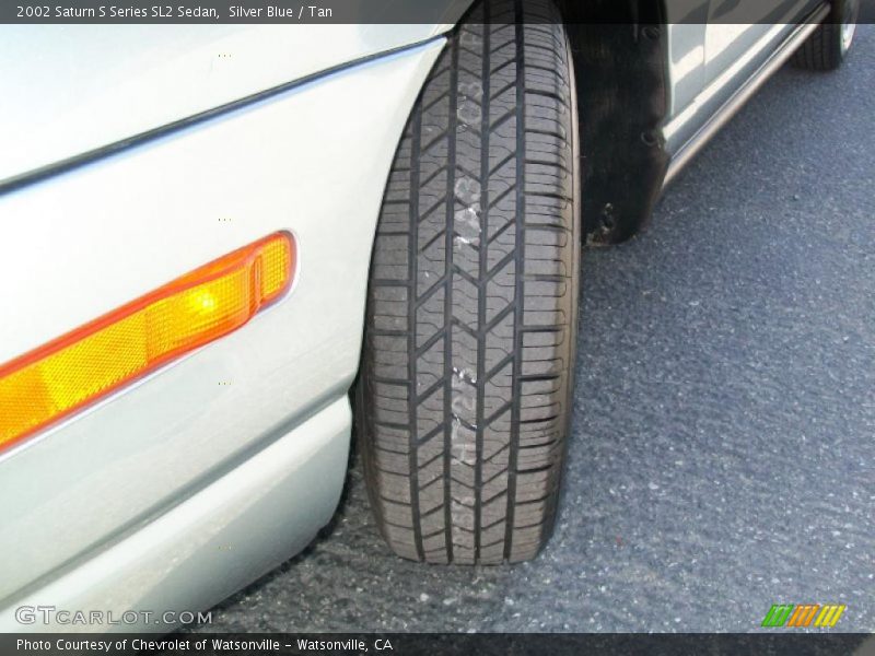 Silver Blue / Tan 2002 Saturn S Series SL2 Sedan