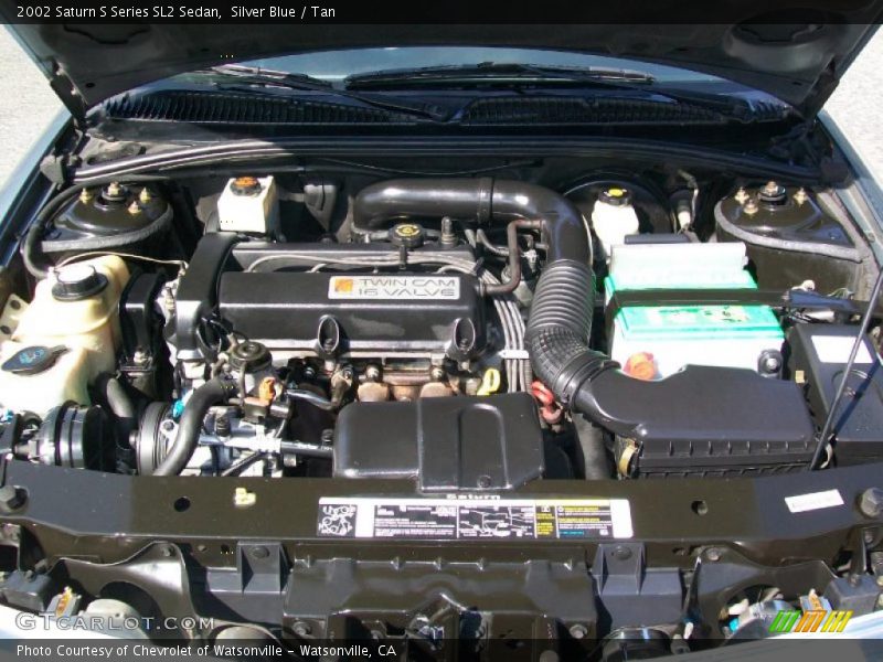 Silver Blue / Tan 2002 Saturn S Series SL2 Sedan
