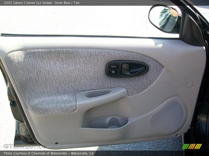 Silver Blue / Tan 2002 Saturn S Series SL2 Sedan