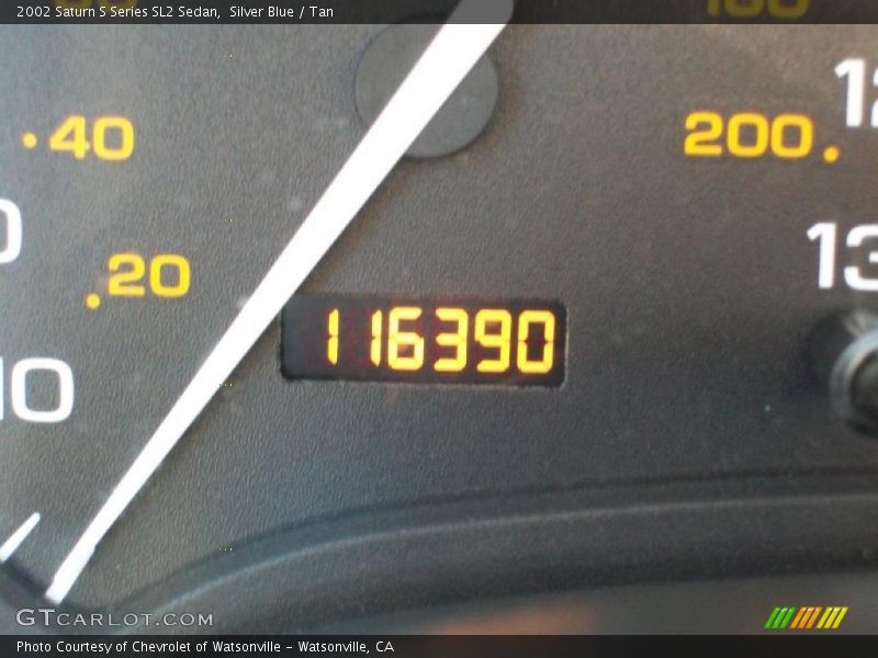 Silver Blue / Tan 2002 Saturn S Series SL2 Sedan