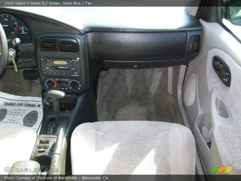 Silver Blue / Tan 2002 Saturn S Series SL2 Sedan