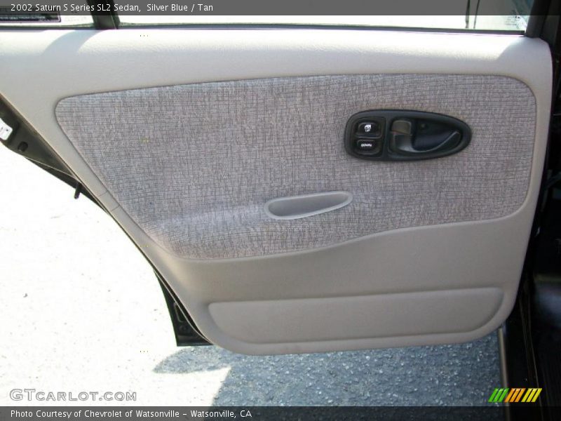 Silver Blue / Tan 2002 Saturn S Series SL2 Sedan