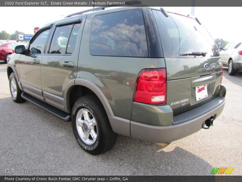 Estate Green Metallic / Medium Parchment 2002 Ford Explorer XLT