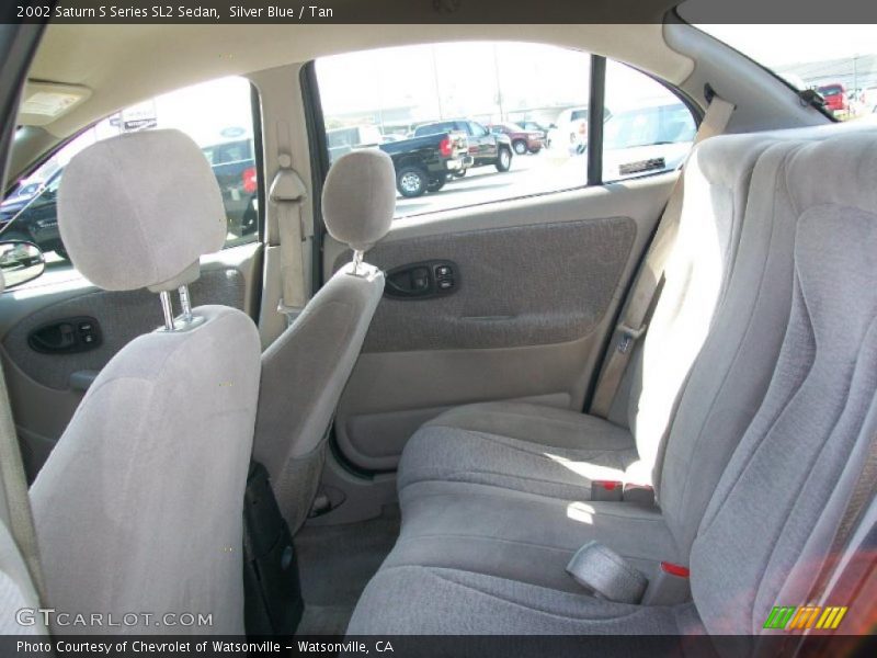 Silver Blue / Tan 2002 Saturn S Series SL2 Sedan