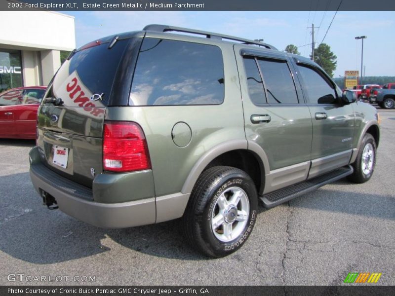 Estate Green Metallic / Medium Parchment 2002 Ford Explorer XLT