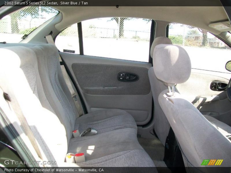 Silver Blue / Tan 2002 Saturn S Series SL2 Sedan