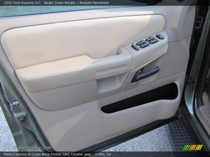 Estate Green Metallic / Medium Parchment 2002 Ford Explorer XLT