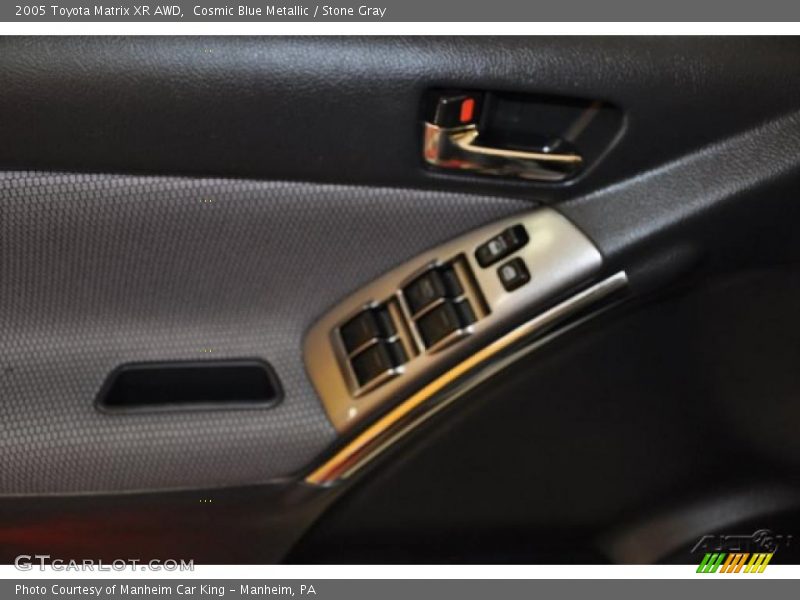 Cosmic Blue Metallic / Stone Gray 2005 Toyota Matrix XR AWD