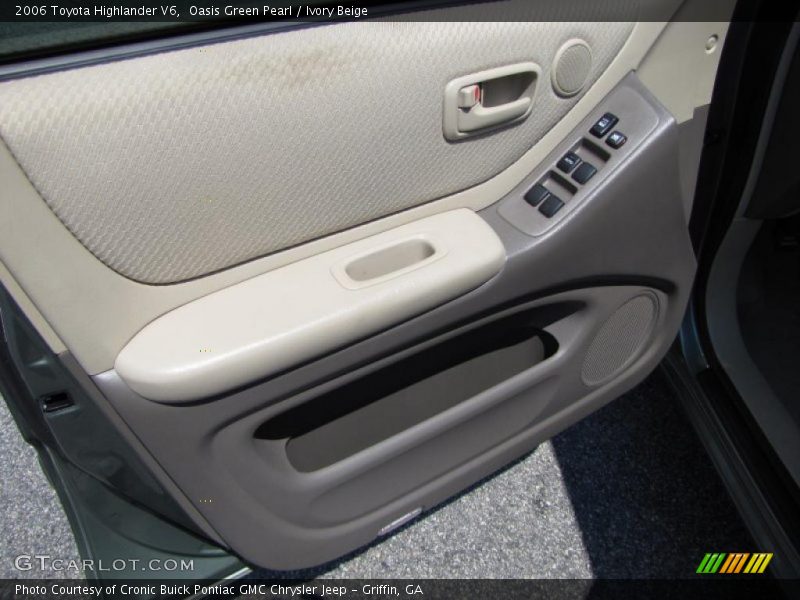 Oasis Green Pearl / Ivory Beige 2006 Toyota Highlander V6