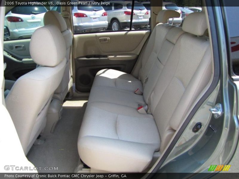 Oasis Green Pearl / Ivory Beige 2006 Toyota Highlander V6
