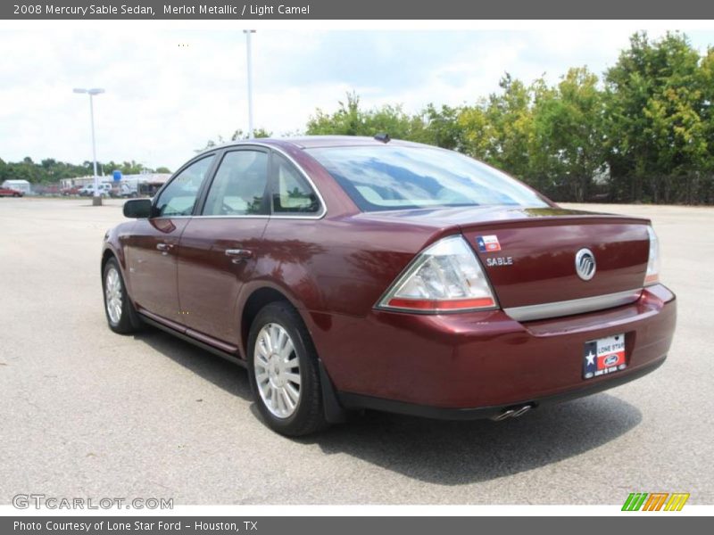 Merlot Metallic / Light Camel 2008 Mercury Sable Sedan