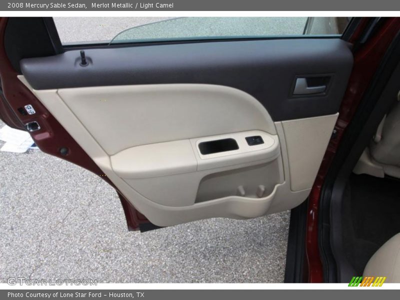 Merlot Metallic / Light Camel 2008 Mercury Sable Sedan