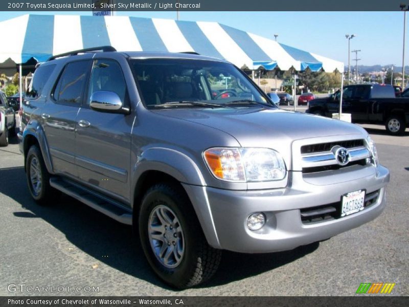 Silver Sky Metallic / Light Charcoal 2007 Toyota Sequoia Limited