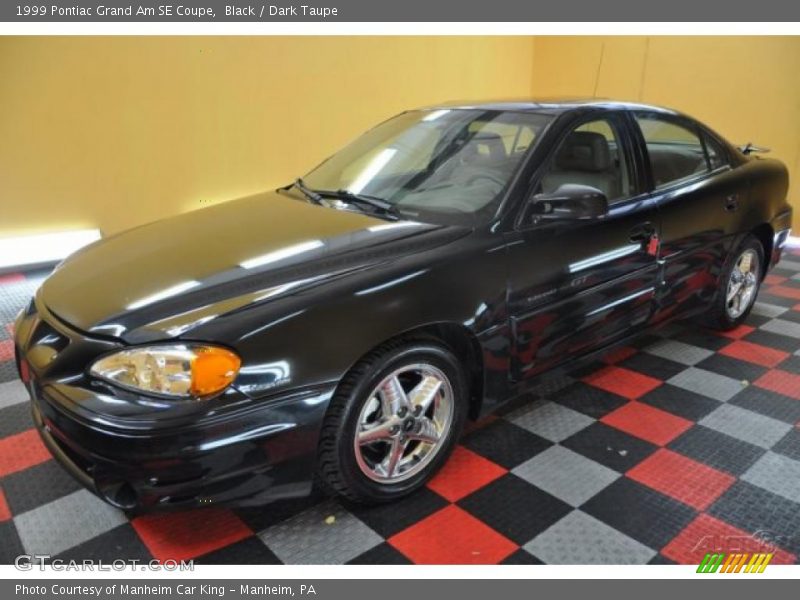 Black / Dark Taupe 1999 Pontiac Grand Am SE Coupe