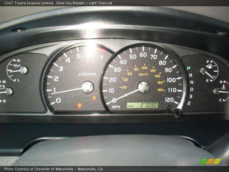 Silver Sky Metallic / Light Charcoal 2007 Toyota Sequoia Limited