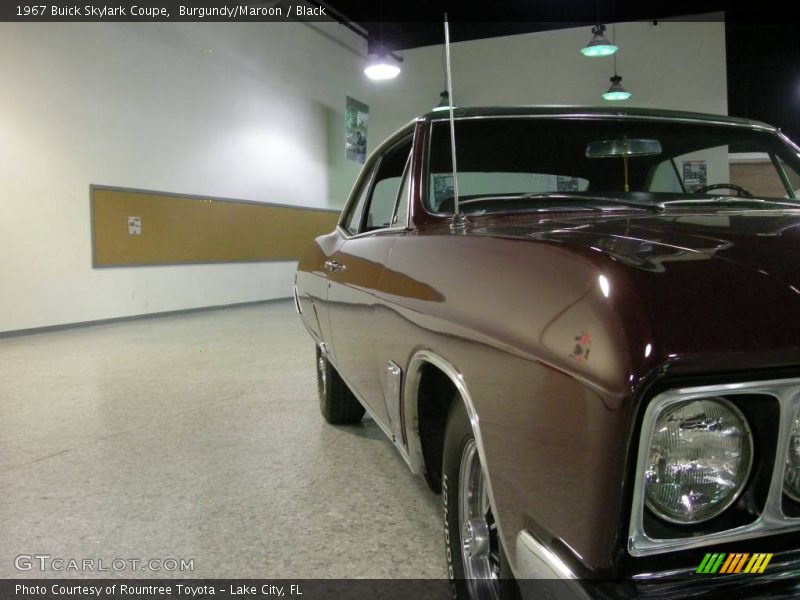 Burgundy/Maroon / Black 1967 Buick Skylark Coupe