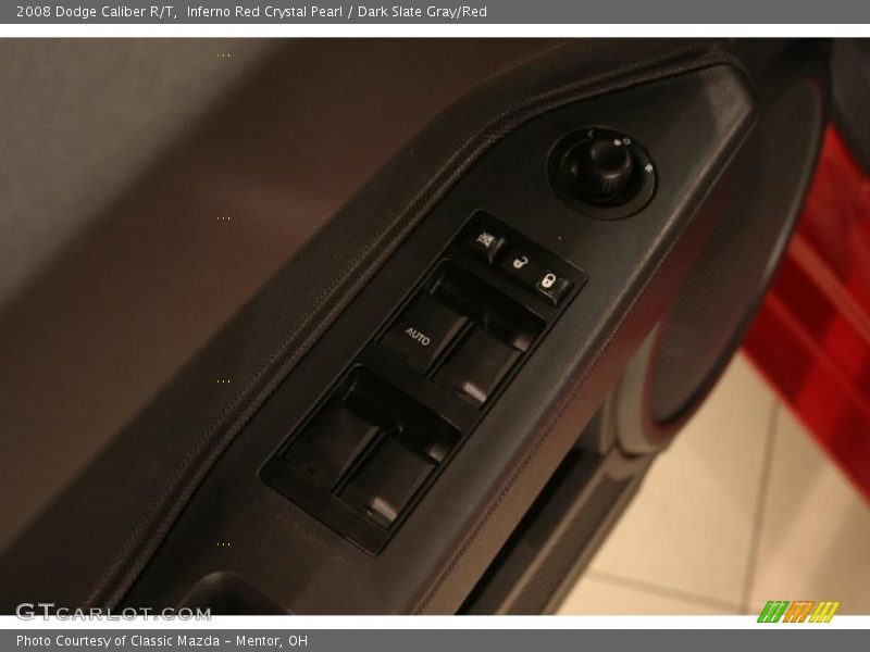 Inferno Red Crystal Pearl / Dark Slate Gray/Red 2008 Dodge Caliber R/T