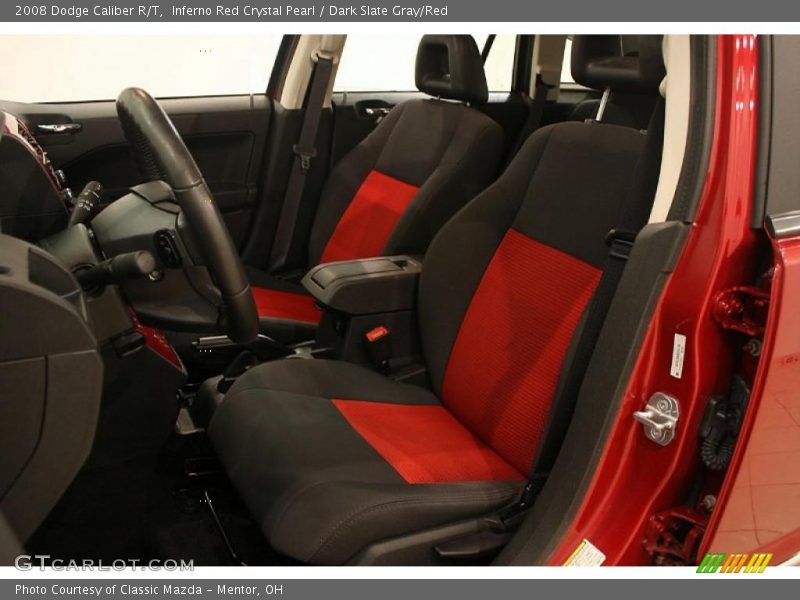 Inferno Red Crystal Pearl / Dark Slate Gray/Red 2008 Dodge Caliber R/T