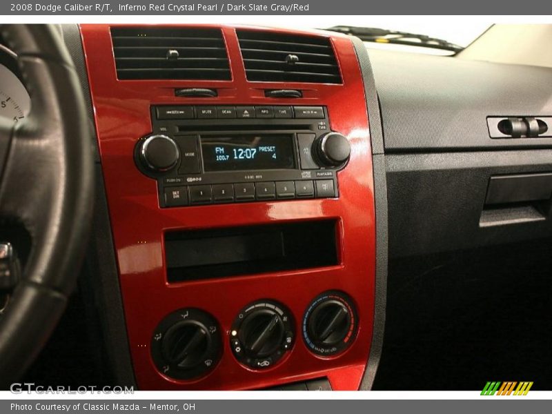 Inferno Red Crystal Pearl / Dark Slate Gray/Red 2008 Dodge Caliber R/T