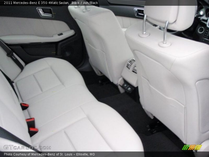 Black / Ash/Black 2011 Mercedes-Benz E 350 4Matic Sedan