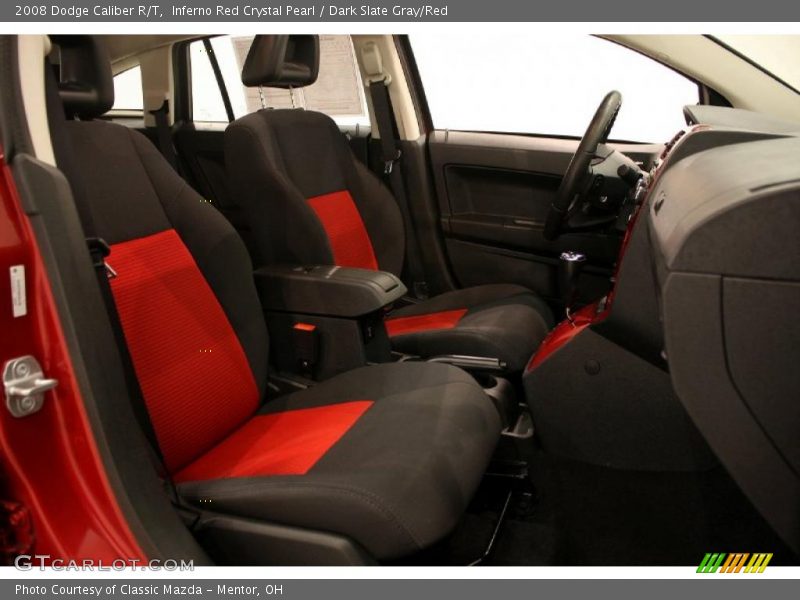 Inferno Red Crystal Pearl / Dark Slate Gray/Red 2008 Dodge Caliber R/T