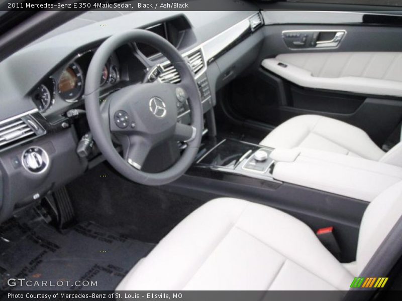 Black / Ash/Black 2011 Mercedes-Benz E 350 4Matic Sedan