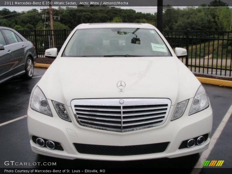 Arctic White / Almond/Mocha 2011 Mercedes-Benz E 350 4Matic Sedan