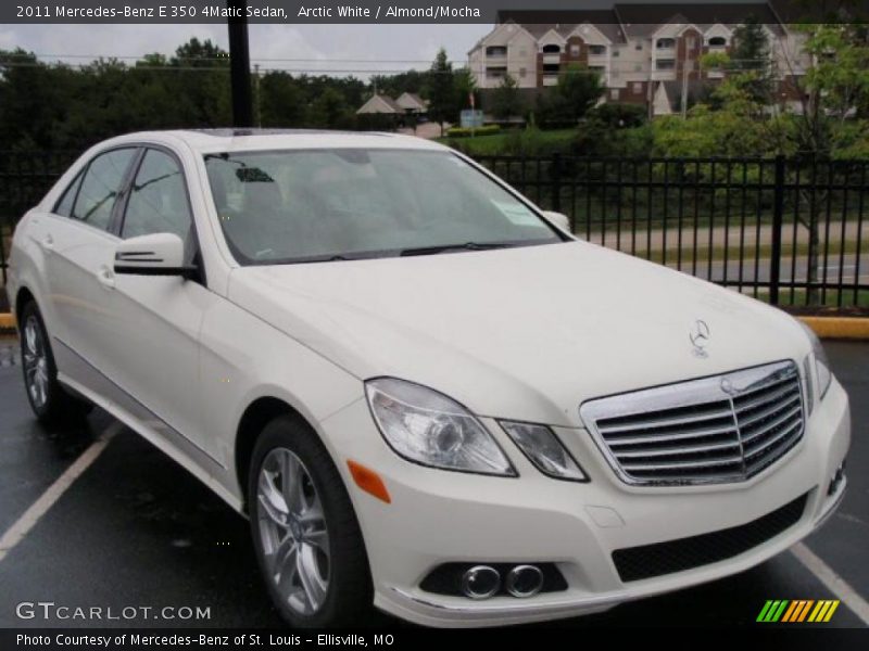 Arctic White / Almond/Mocha 2011 Mercedes-Benz E 350 4Matic Sedan